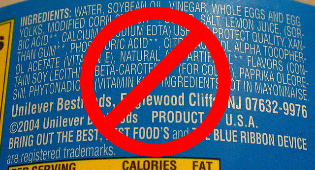 Don't Eat Foods with More Than 1 Ingredient on the Label
